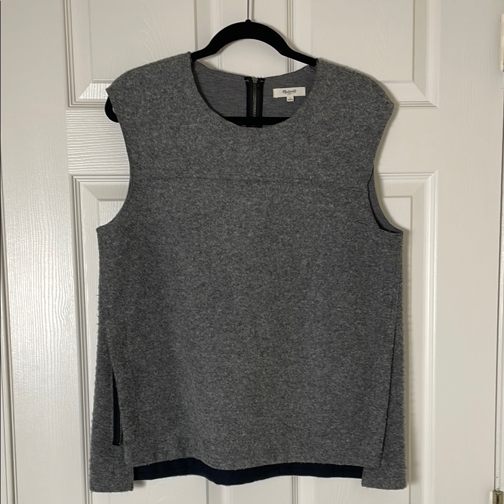 Madewell Gray Sleeveless Top